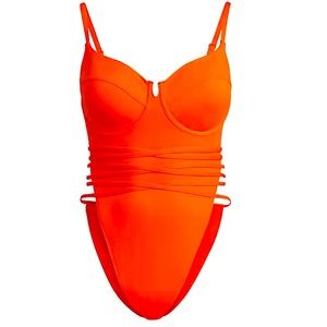 adidas Ivy Park Spaghetti Strap One Piece Swimsuit